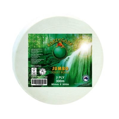 Earthcare Jumbo Toilet Roll 2 Ply 300m x 8 - Australian Wade