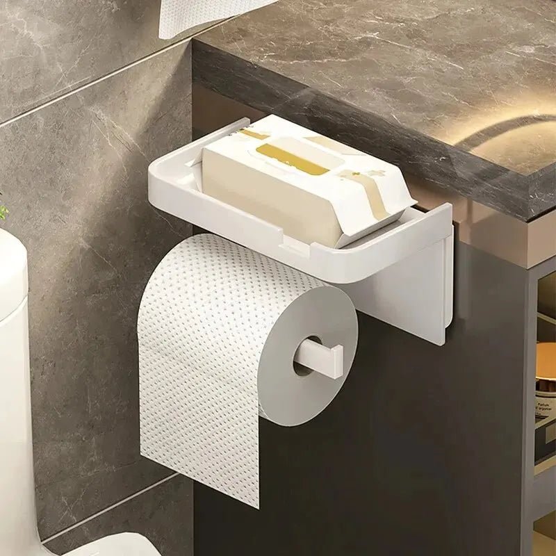 Toilet Paper Holder with Phone Shelf - Australian Wade