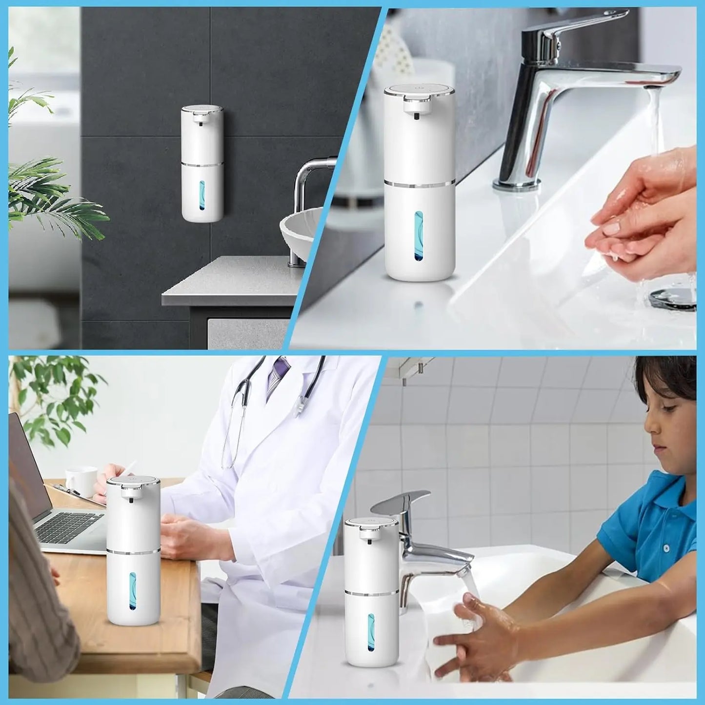 Automatic Touchless Foam Soap Dispenser (Rechargeable)