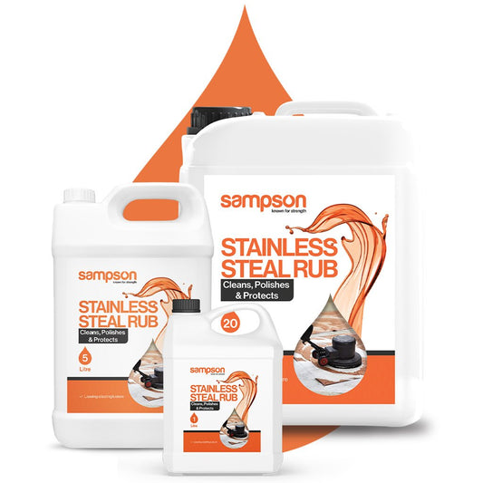 Stainless Steel Rub (Cleans, Polishes & Protects) - Australian Wade