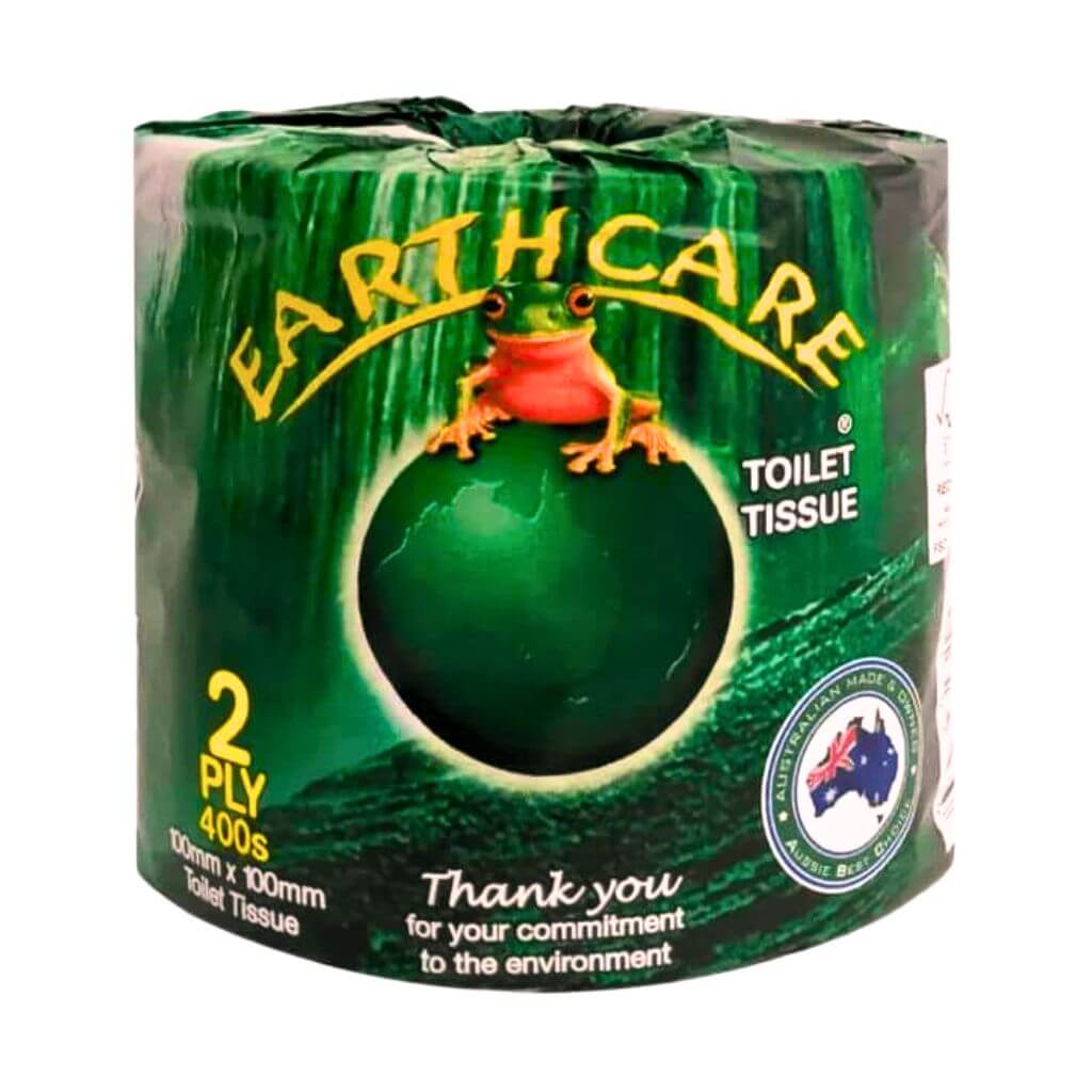Sample: 6 rolls 2ply/3ply Earthcare Recycled Australian Toilet Paper - Australian Wade