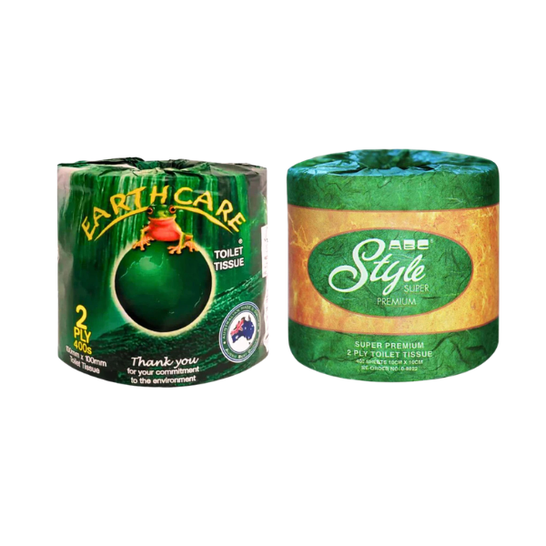 Sample: 6 rolls 2ply/3ply Recycled Australian Toilet Paper - Australian Wade
