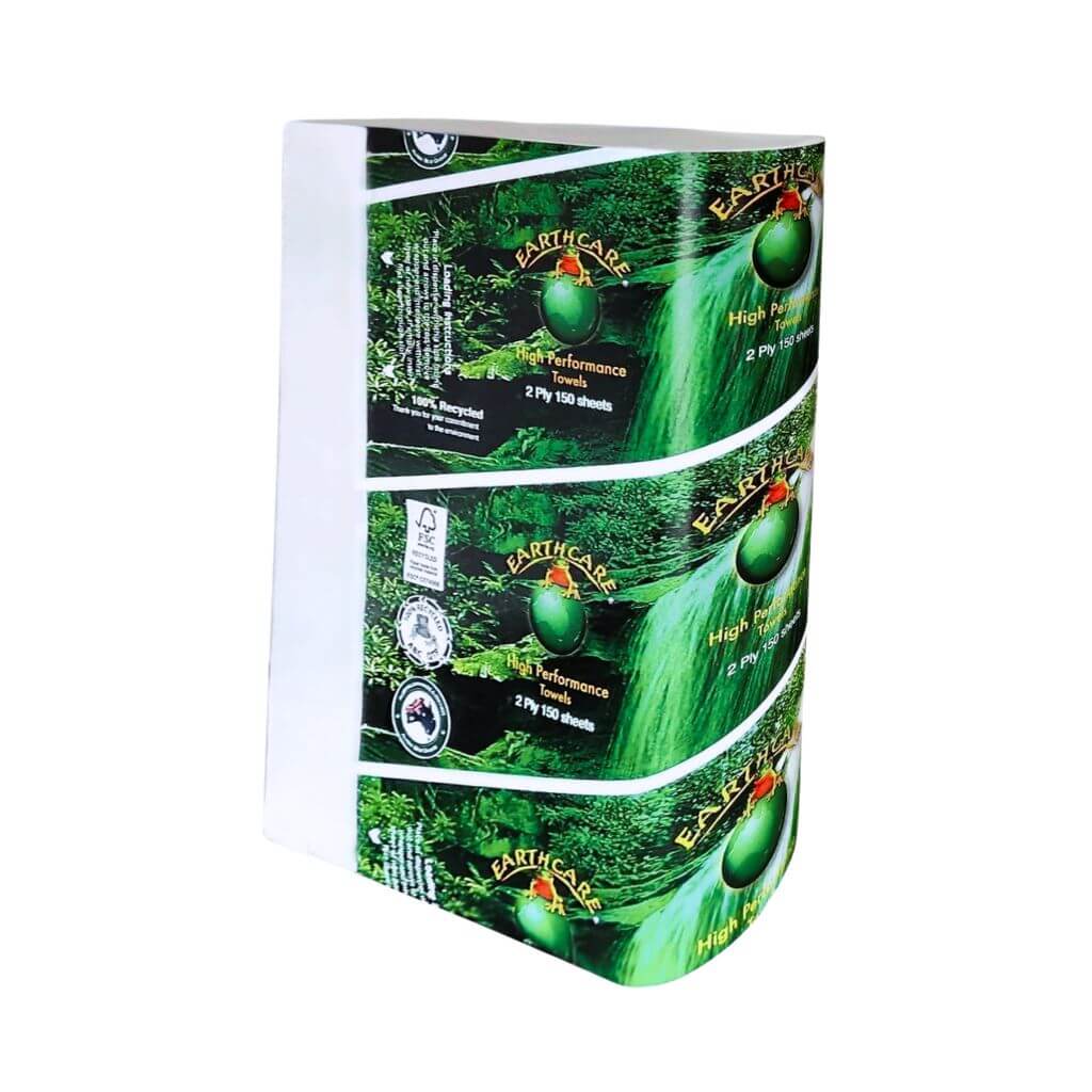 Earthcare Ultraslim Interfold Paper Hand Towels (150 sheets, 2ply) x 16